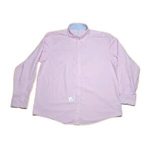 Brooks Brothers Regent Fit non-iron stretch cotton blend shirt in pink